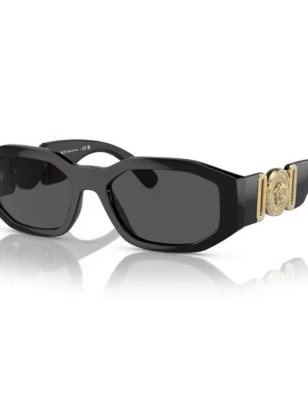 VERSACE VE4361 GB1 87 Black Gold Unisex Sunglasses 53 mm